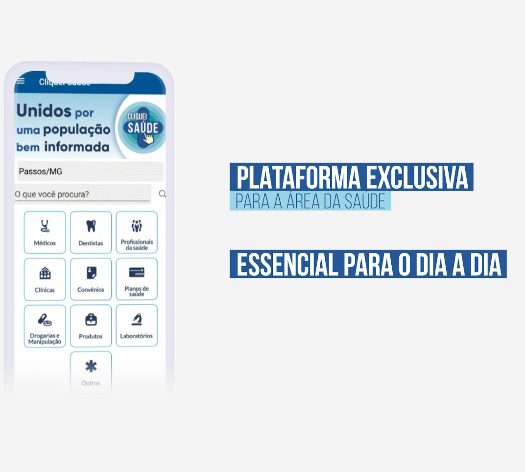Leia mais sobre o artigo Baixe agora o App “Cliquei Saúde!”