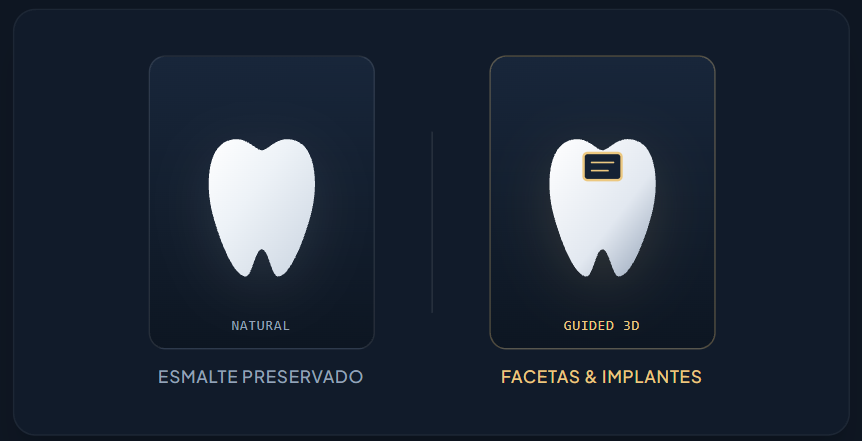 Restauração dentária estética